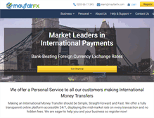 Tablet Screenshot of mayfairfx.com